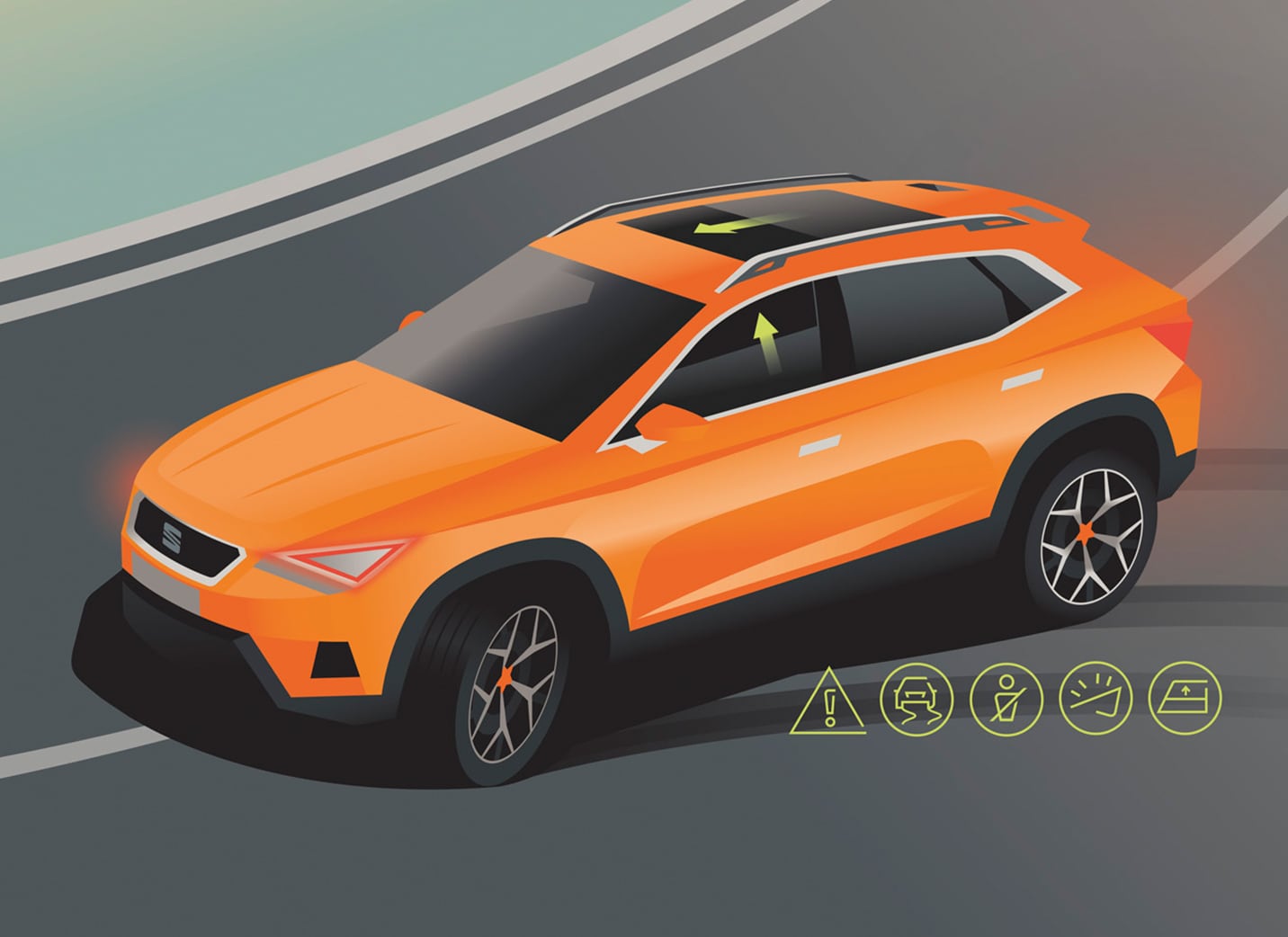 SUV SEAT Ateca assistent col·lisió 