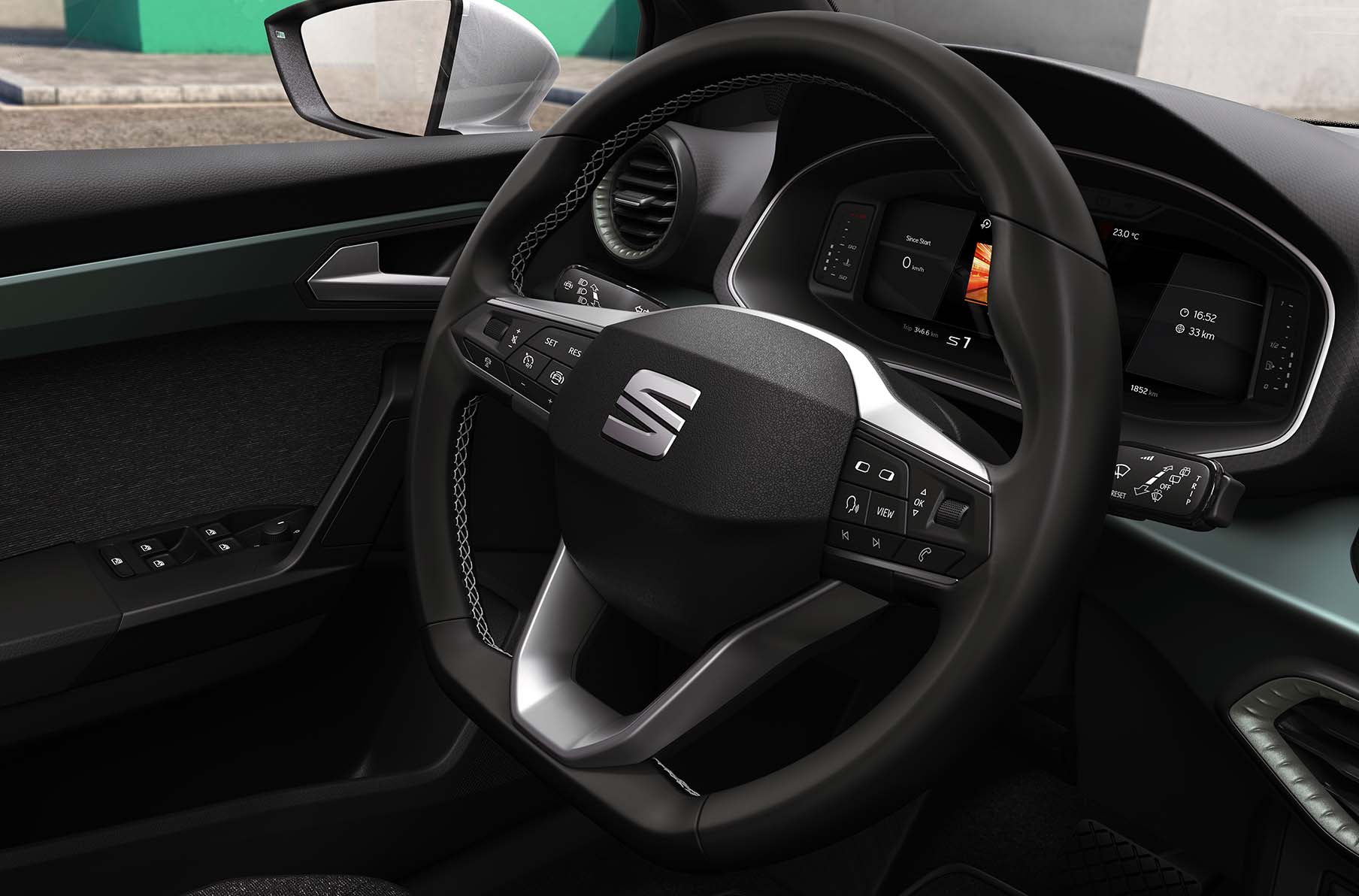 seat arona steering wheel nappa leather