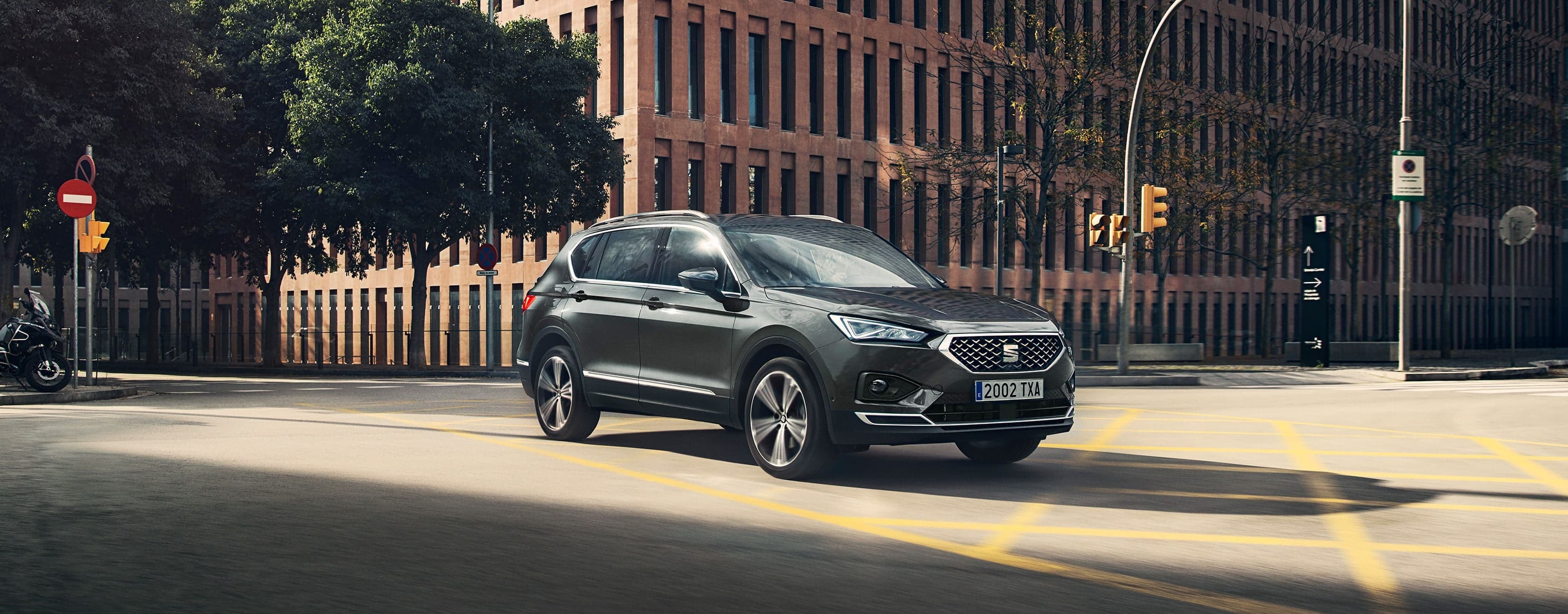 Nou SEAT Tarraco SUV 7 places vista frontal del cotxe