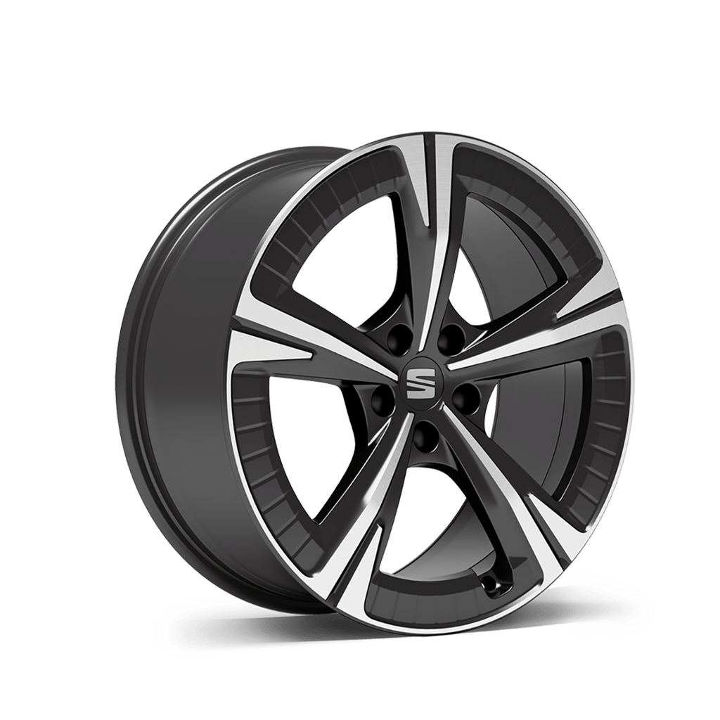 New SEAT ateca 19 inch 36 5 aero wheel nuclear grey machined